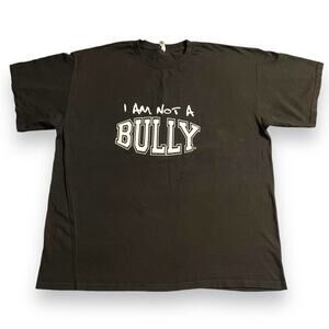I'M NOT A BULLY Unisex T Shirt Top Black White Short Sleeves Cotton 2XL
